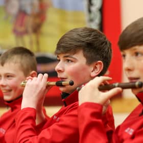 The Pride of the Derg Flute band used their grant to provide school-age children with free music tuition.