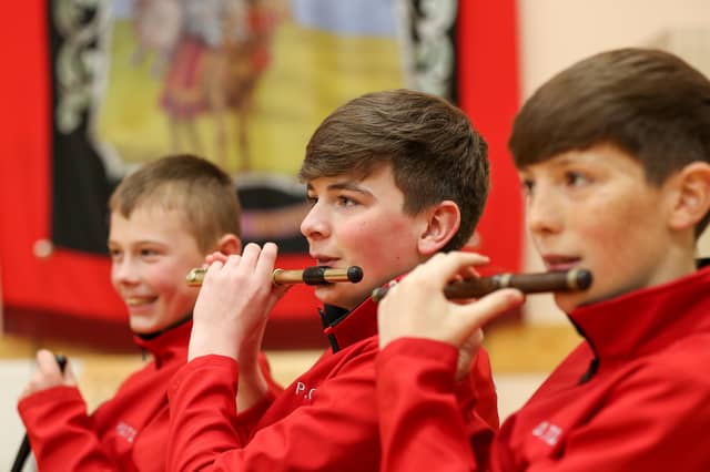 The Pride of the Derg Flute band used their grant to provide school-age children with free music tuition.