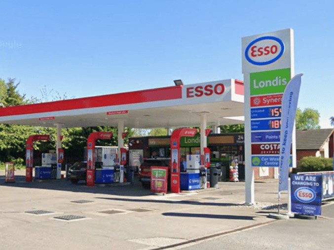 Esso Tag Lane petrol station, PR2 7AB