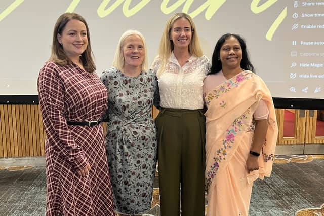 L-R: Dr Bernadette McNabb, Medicine SWAH; SAS Clinical Achievement Award; Dr Stephanie Warne SAS lead Western Trust; Dr Niamh Doherty, Obs & Gynae, Altnagelvin - SAS Champion Award; SAS Clinical Leadership Award; SAS Non-clinical Leadership Award; SAS Postgraduate Educator Award and SAS Undergraduate Educator Award; Dr Asima Bhuinyan, Medicine Altnagelvin, SAS Lifetime Achievement Award.