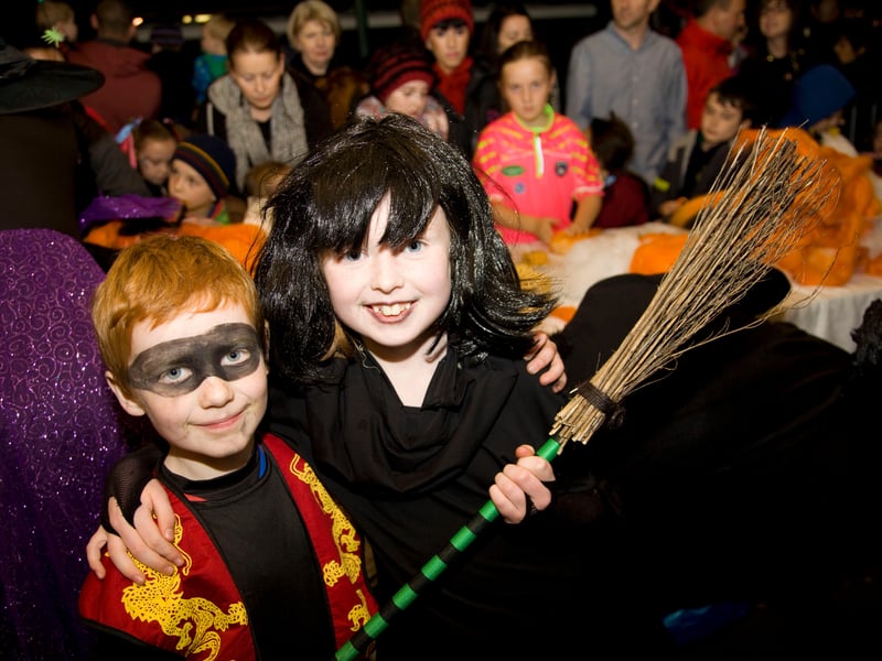 AIDAN and Eimear McKevitt enjoying the spooktacular Newry Twilight Market 10 years ago. 