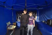 Entrepreneurs… Loughrea brothers Robbie and Lewis Williams in their 3D-printing stall.