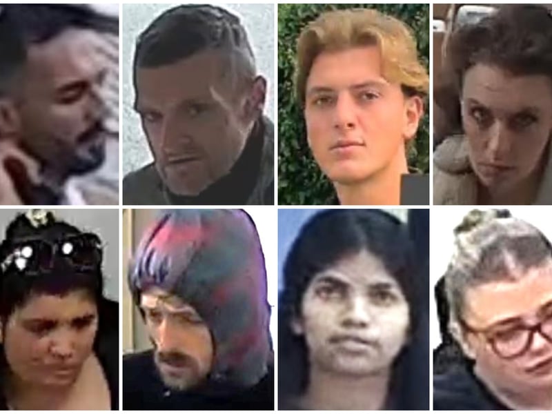 Contact police if you know any of these people.