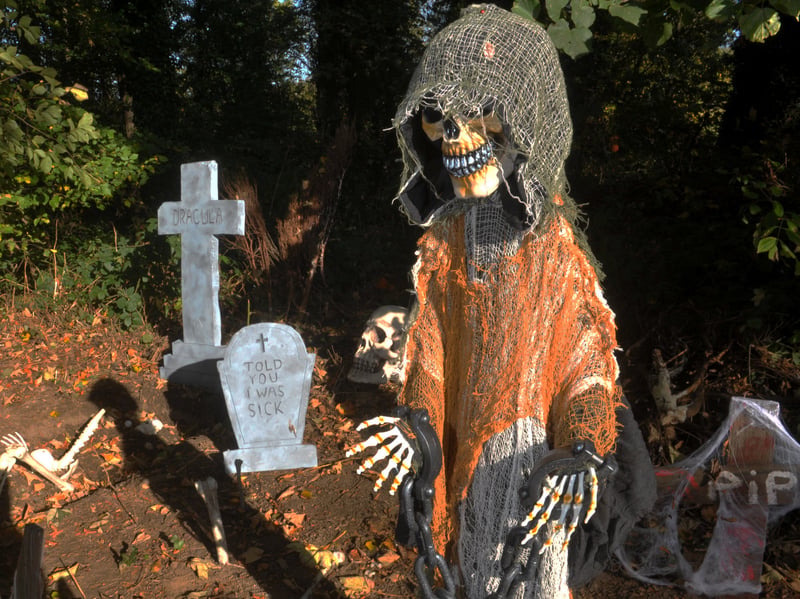 The Swithens Farm graveyard is certainly eerie