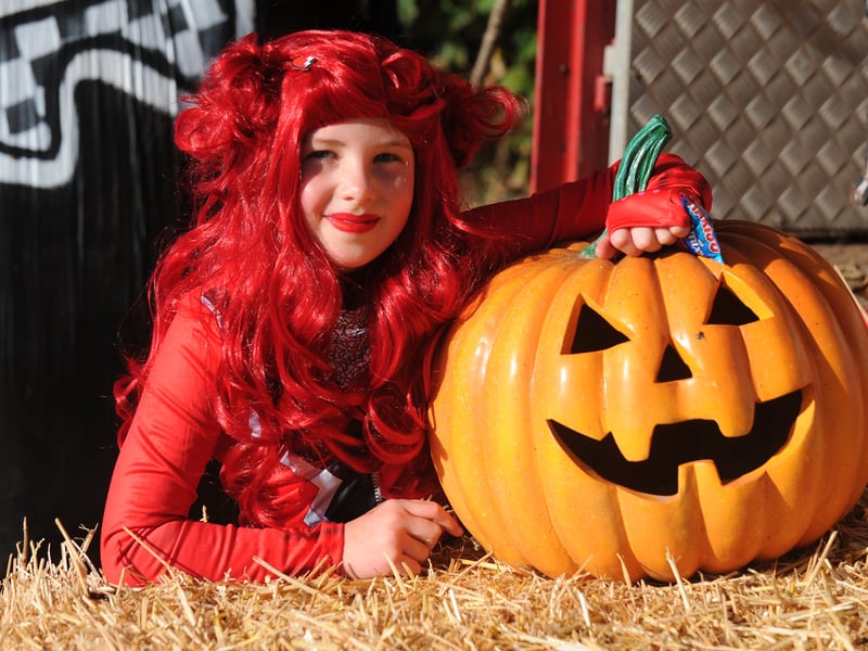 Aria Baker is kitted in costume and ready for Halloween