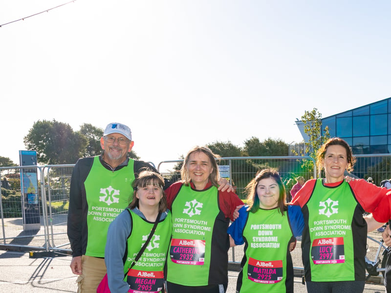 The Portsmouth Down Syndrome Association team