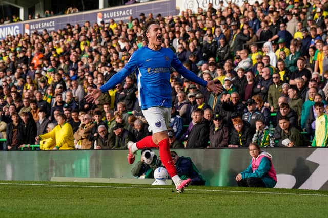 Marko Milovanovic celebrates his winning goal against Norwich. Picture: Jason Brown