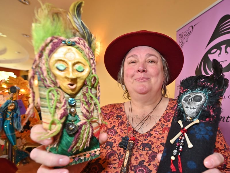 Hag under the Hill Spirit Dolls, made by: Jane Winterbourne.