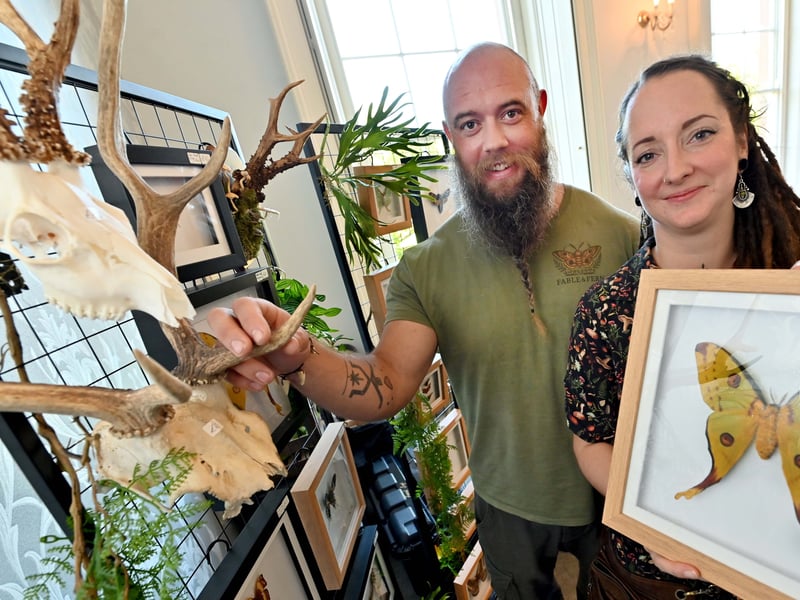 With there stall: Fable & Fearn: Sarah Jones and Jacob Gilmore