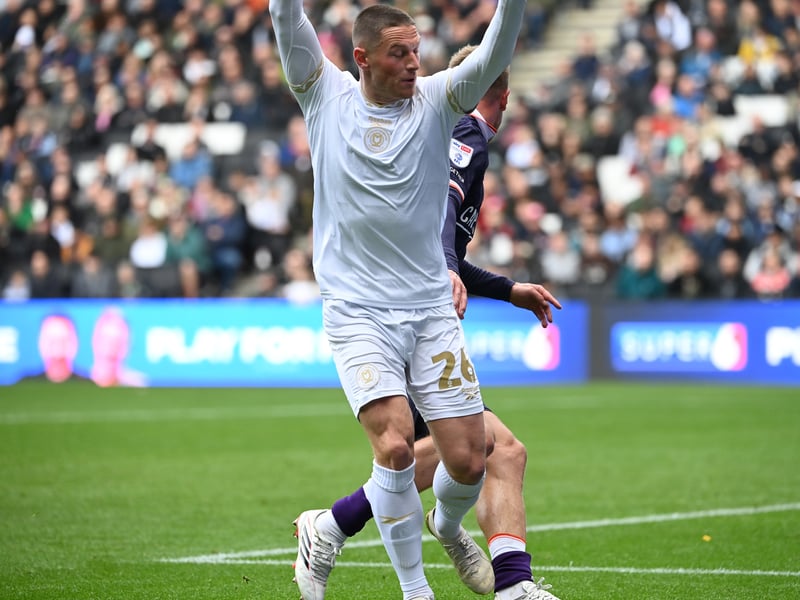 His pace and presence gave Luton something to think about when Dons shaped t ocounter in thesecond-half