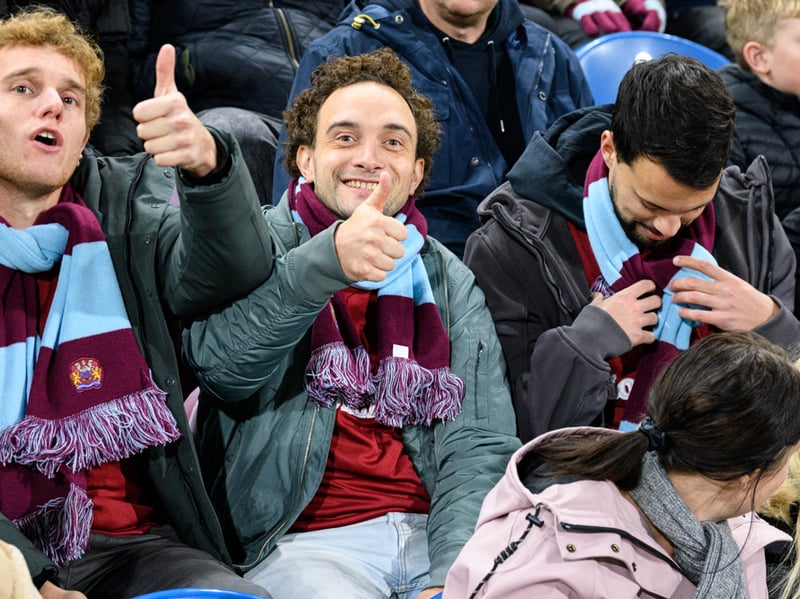 Burnley fans inside Turf Moor for the Championship fixture against Wolves. Photo: Kelvin Lister-Stuttard