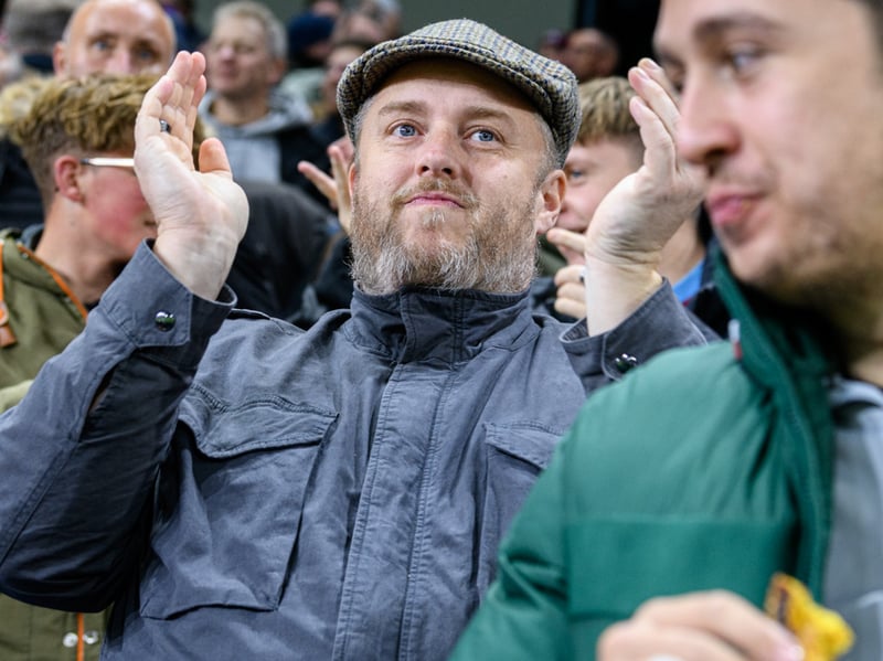 Burnley fans inside Turf Moor for the Championship fixture against Wolves. Photo: Kelvin Lister-Stuttard