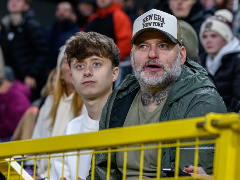 Burnley fans inside Turf Moor for the Championship fixture against Wolves. Photo: Kelvin Lister-Stuttard