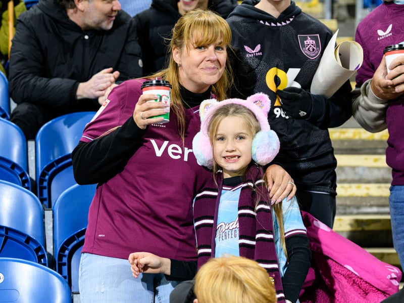 Burnley fans inside Turf Moor for the Championship fixture against Wolves. Photo: Kelvin Lister-Stuttard