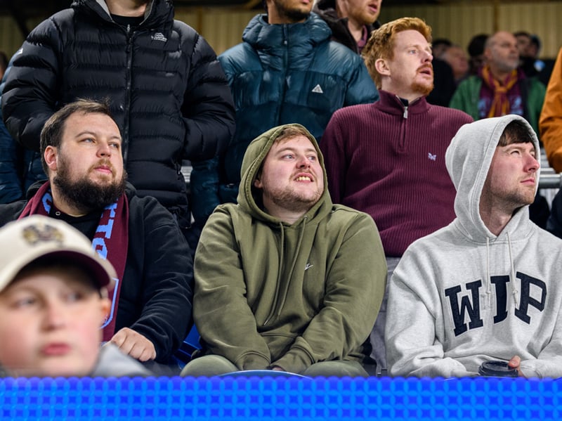 Burnley fans inside Turf Moor for the Championship fixture against Wolves. Photo: Kelvin Lister-Stuttard