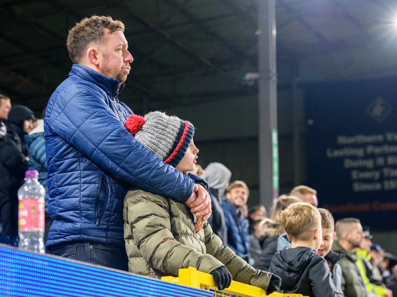 Burnley fans inside Turf Moor for the Championship fixture against Wolves. Photo: Kelvin Lister-Stuttard