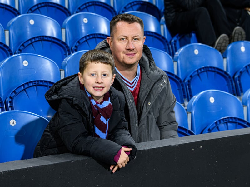 Burnley fans inside Turf Moor for the Championship fixture against Wolves. Photo: Kelvin Lister-Stuttard