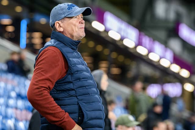 Burnley fans inside Turf Moor for the Championship fixture against Wolves. Photo: Kelvin Lister-Stuttard
