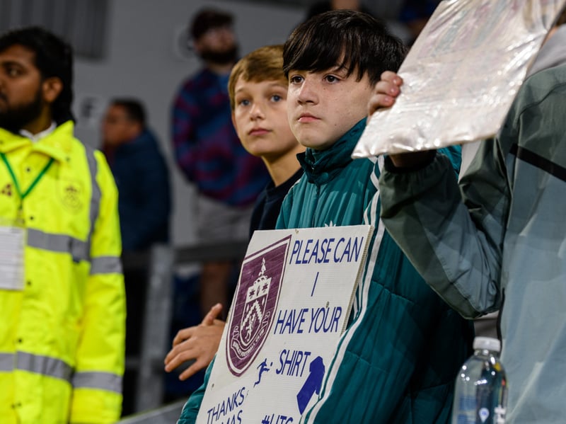 Burnley fans inside Turf Moor for the Championship fixture against Wolves. Photo: Kelvin Lister-Stuttard