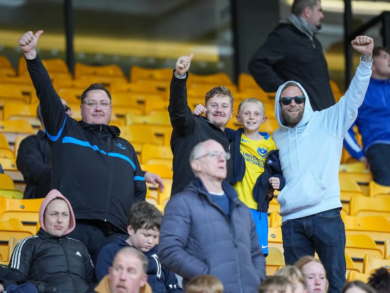 The travelling Fratton faithful were in full voice at Carrow Road as Pompey claimed a 1-0 win against Norwich City.