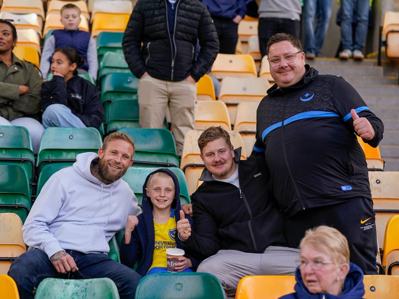 The travelling Fratton faithful were in full voice at Carrow Road as Pompey claimed a 1-0 win against Norwich City.