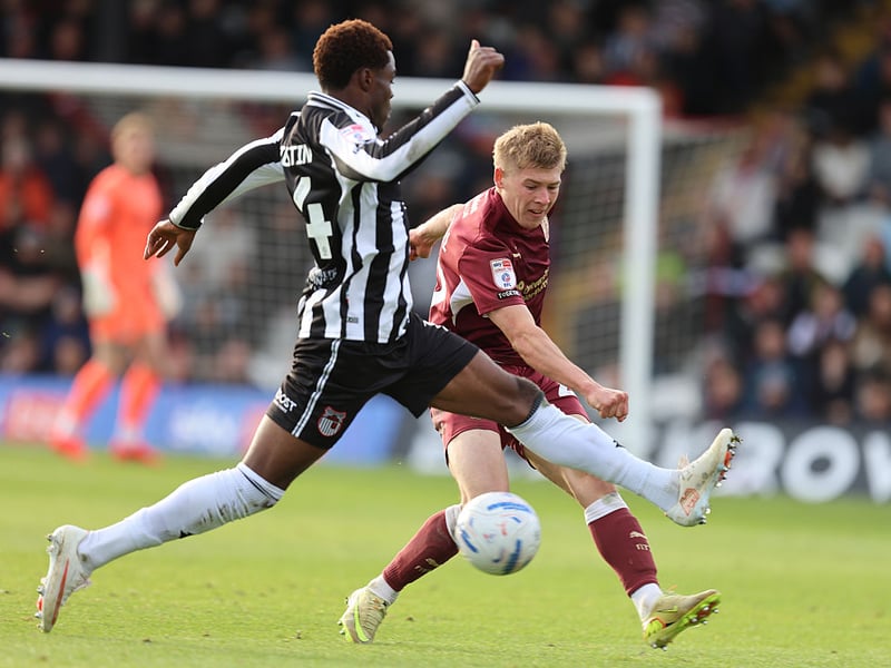 Amaluzor was a tricky customer and he took a booking for one clattering challenge, but enjoyed the battle and kept coming back for more. His aggressive pressing forced the error that led to Warhurst's opener. It's not the first time he's done that this season either... 7