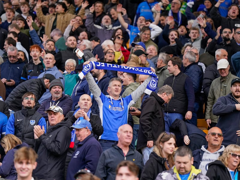 The travelling Fratton faithful were in full voice at Carrow Road as Pompey claimed a 1-0 win against Norwich City.