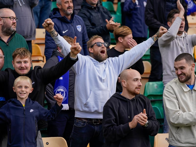 The travelling Fratton faithful were in full voice at Carrow Road as Pompey claimed a 1-0 win against Norwich City.