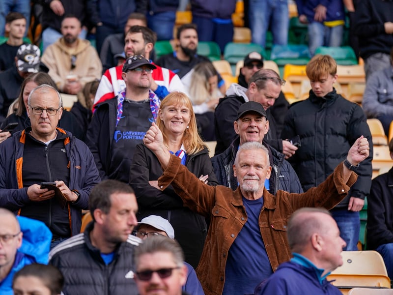 The travelling Fratton faithful were in full voice at Carrow Road as Pompey claimed a 1-0 win against Norwich City.