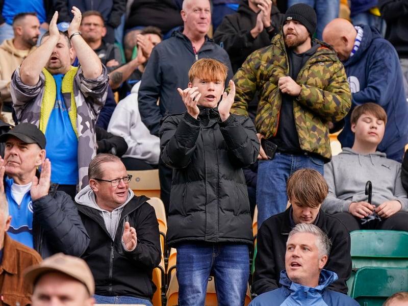 The travelling Fratton faithful were in full voice at Carrow Road as Pompey claimed a 1-0 win against Norwich City.