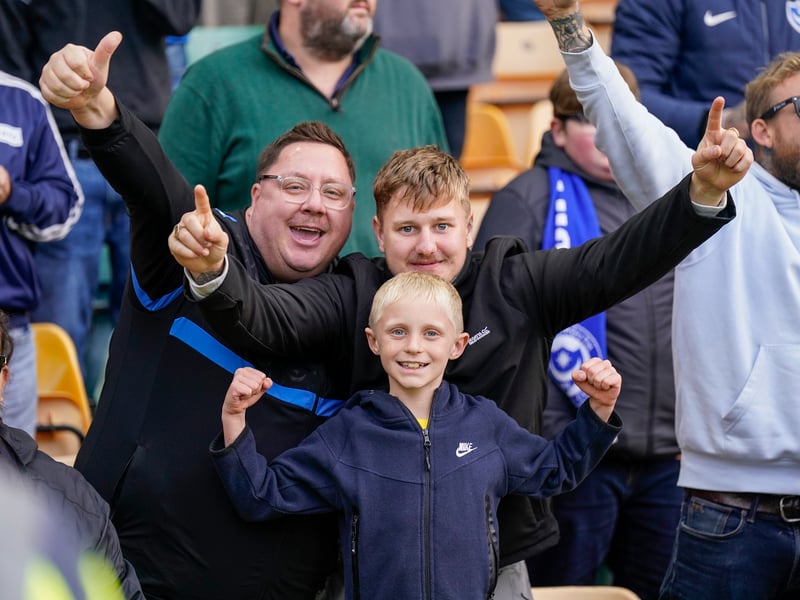 The travelling Fratton faithful were in full voice at Carrow Road as Pompey claimed a 1-0 win against Norwich City.