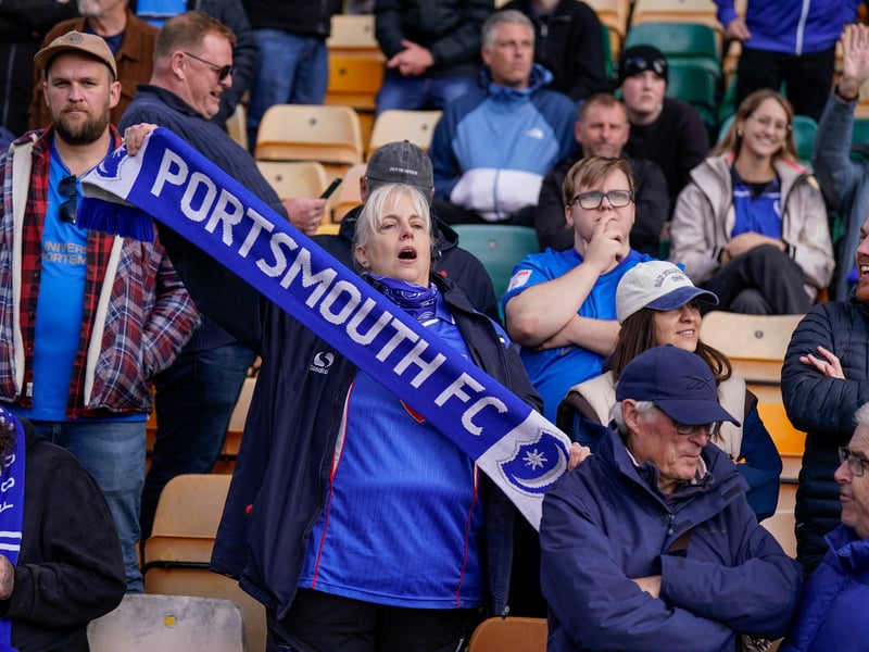 The travelling Fratton faithful were in full voice at Carrow Road as Pompey claimed a 1-0 win against Norwich City.