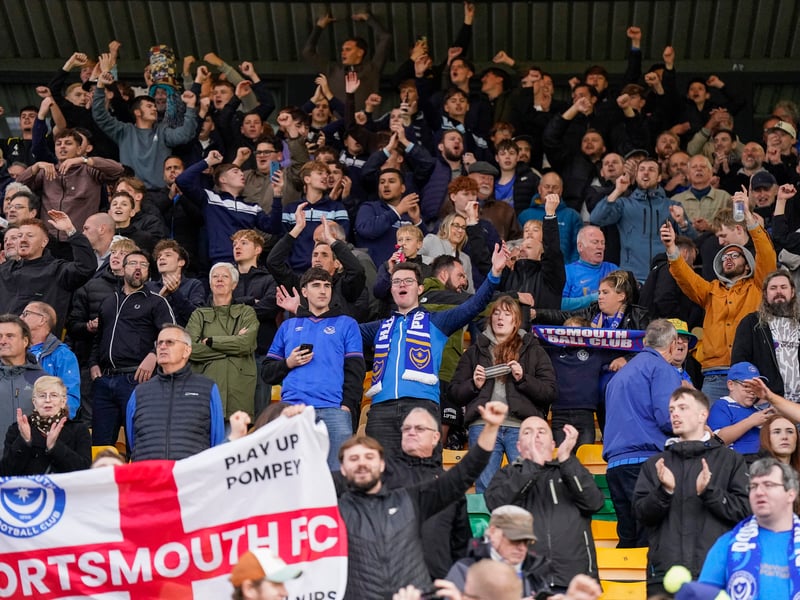 The travelling Fratton faithful were in full voice at Carrow Road as Pompey claimed a 1-0 win against Norwich City.
