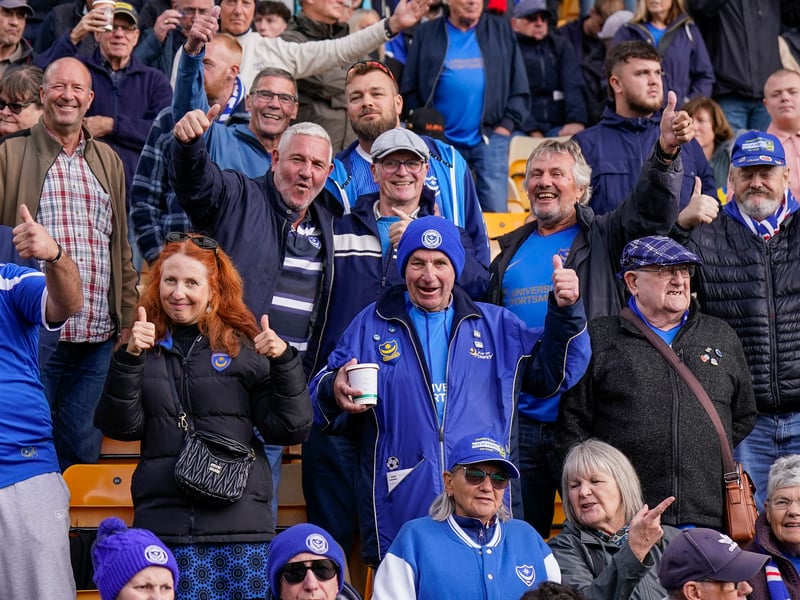 The travelling Fratton faithful were in full voice at Carrow Road as Pompey claimed a 1-0 win against Norwich City.

