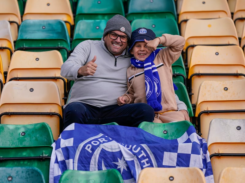 The travelling Fratton faithful were in full voice at Carrow Road as Pompey claimed a 1-0 win against Norwich City.