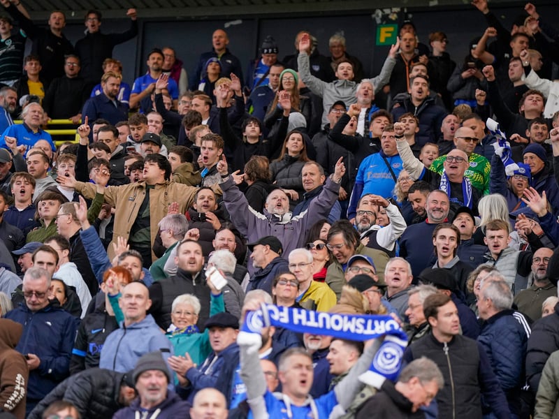 The travelling Fratton faithful were in full voice at Carrow Road as Pompey claimed a 1-0 win against Norwich City.