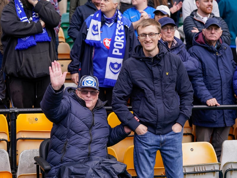 The travelling Fratton faithful were in full voice at Carrow Road as Pompey claimed a 1-0 win against Norwich City.