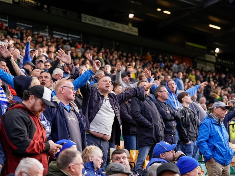 The travelling Fratton faithful were in full voice at Carrow Road as Pompey claimed a 1-0 win against Norwich City.