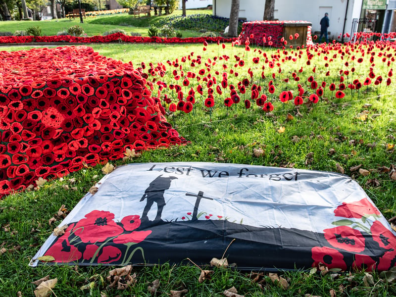Around 4,000 poppies are set to be displayed in St Chad's churchyard, creating a special tribute to remember and honour all those who have served and sacrificed so much. Photo: Lucinda Herbert