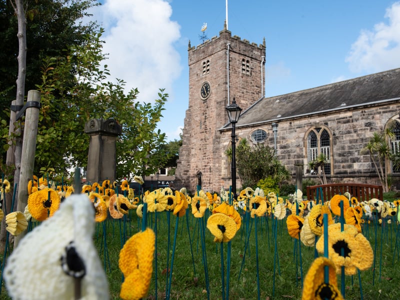 Around 4,000 poppies are set to be displayed in St Chad's churchyard, creating a special tribute to remember and honour all those who have served and sacrificed so much. Photo: Lucinda Herbert