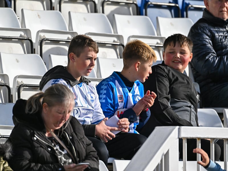 Hartlepool United fans got behind their side in Saturday's FA Cup fourth qualifying round defeat against Marine (photo Chris Fryatt)