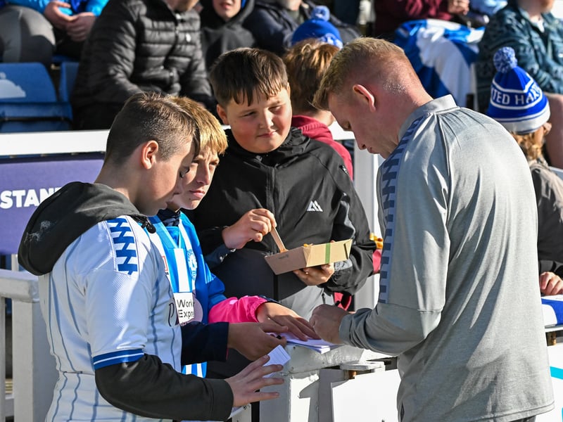Hartlepool United fans got behind their side in Saturday's FA Cup fourth qualifying round defeat against Marine (photo Chris Fryatt)