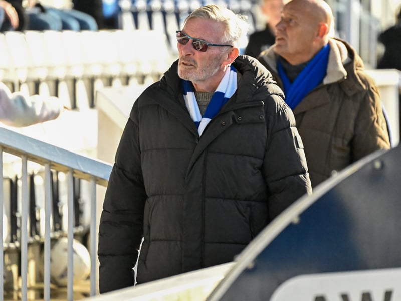 Hartlepool United fans got behind their side in Saturday's FA Cup fourth qualifying round defeat against Marine (photo Chris Fryatt)