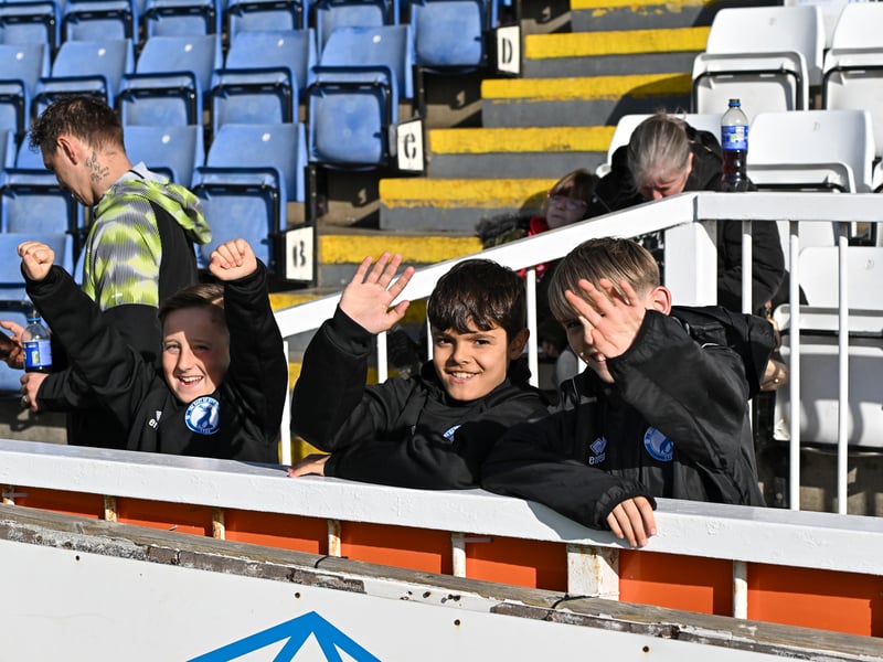 Hartlepool United fans got behind their side in Saturday's FA Cup fourth qualifying round defeat against Marine (photo Chris Fryatt)