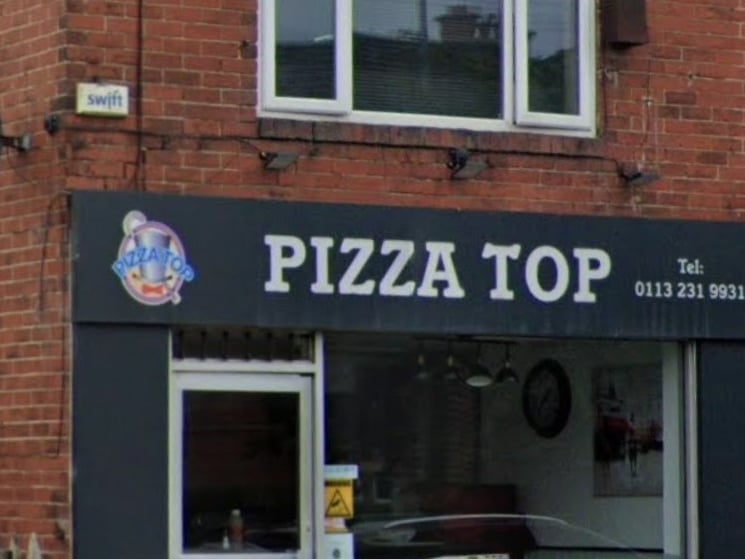 Pizza Top on Whitehall Road, Lower Wortley, was rated 2* on May 18.