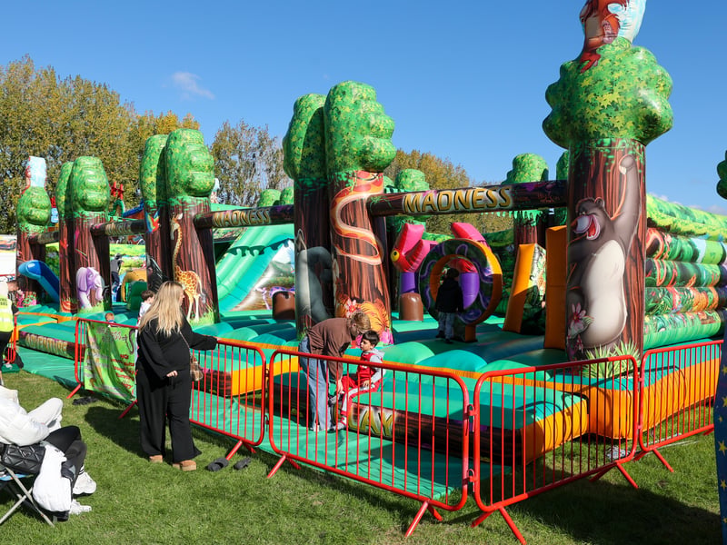 There was fair rides and entertainment catering to the little ones.
