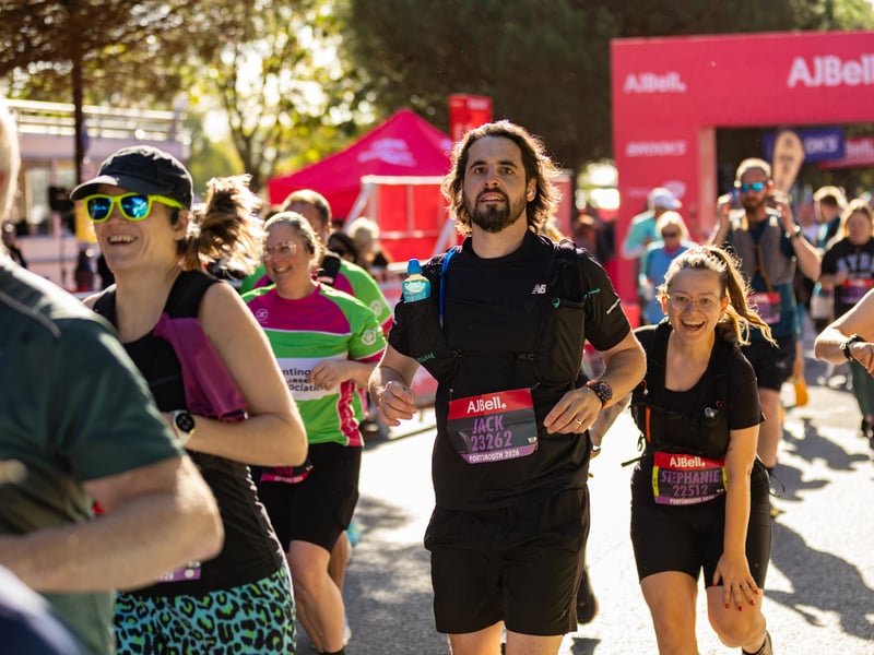 Great South Run purple wave
