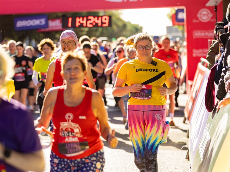 Great South Run purple wave
