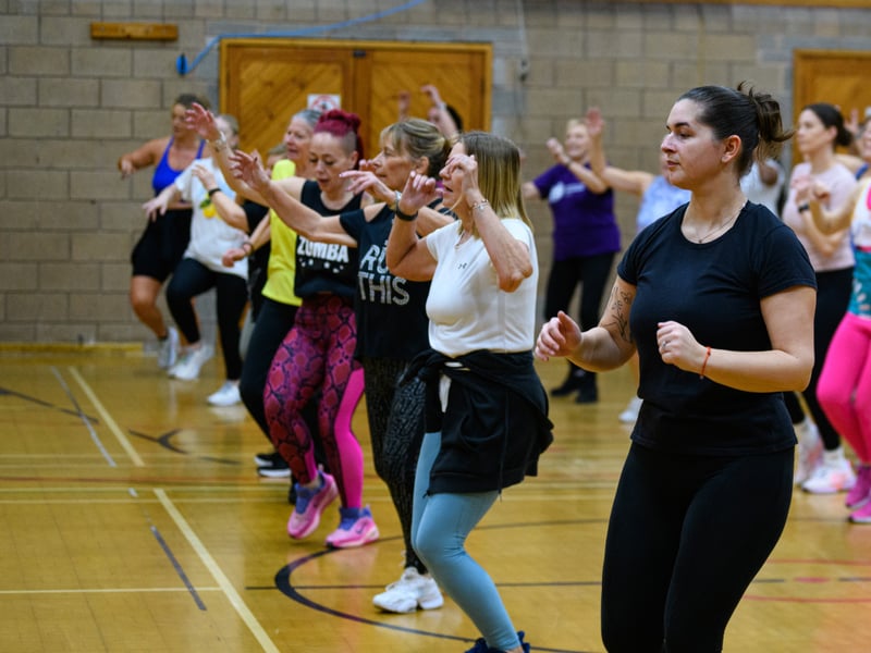 Rainbow Hub’s Zumbathon 2026 raises funds for the Mawdesley based charity which supports children and young people with neurological and physical disabilities. Photo: Kelvin Lister-Stuttard