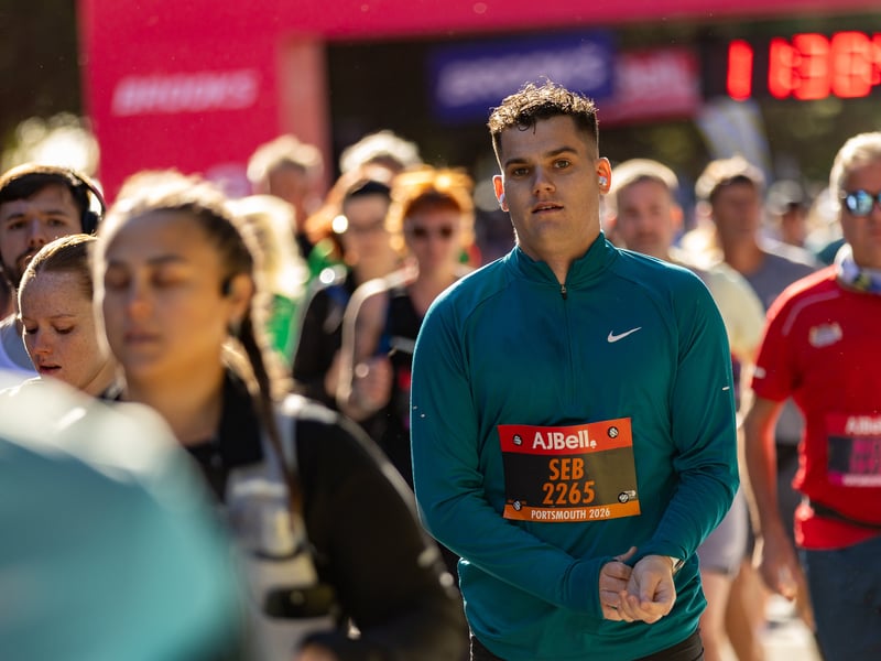 Great South Run purple wave